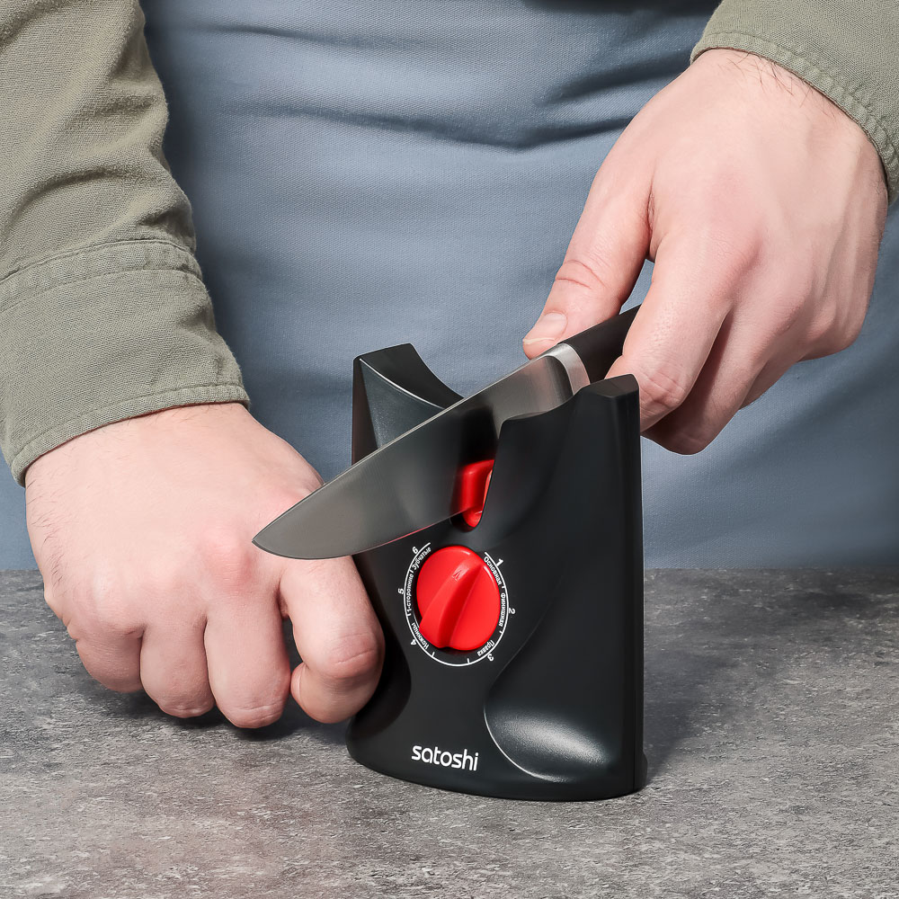 SATOSHI Милл Точилка для ножей и ножниц 6в1, арт.№ 803-407