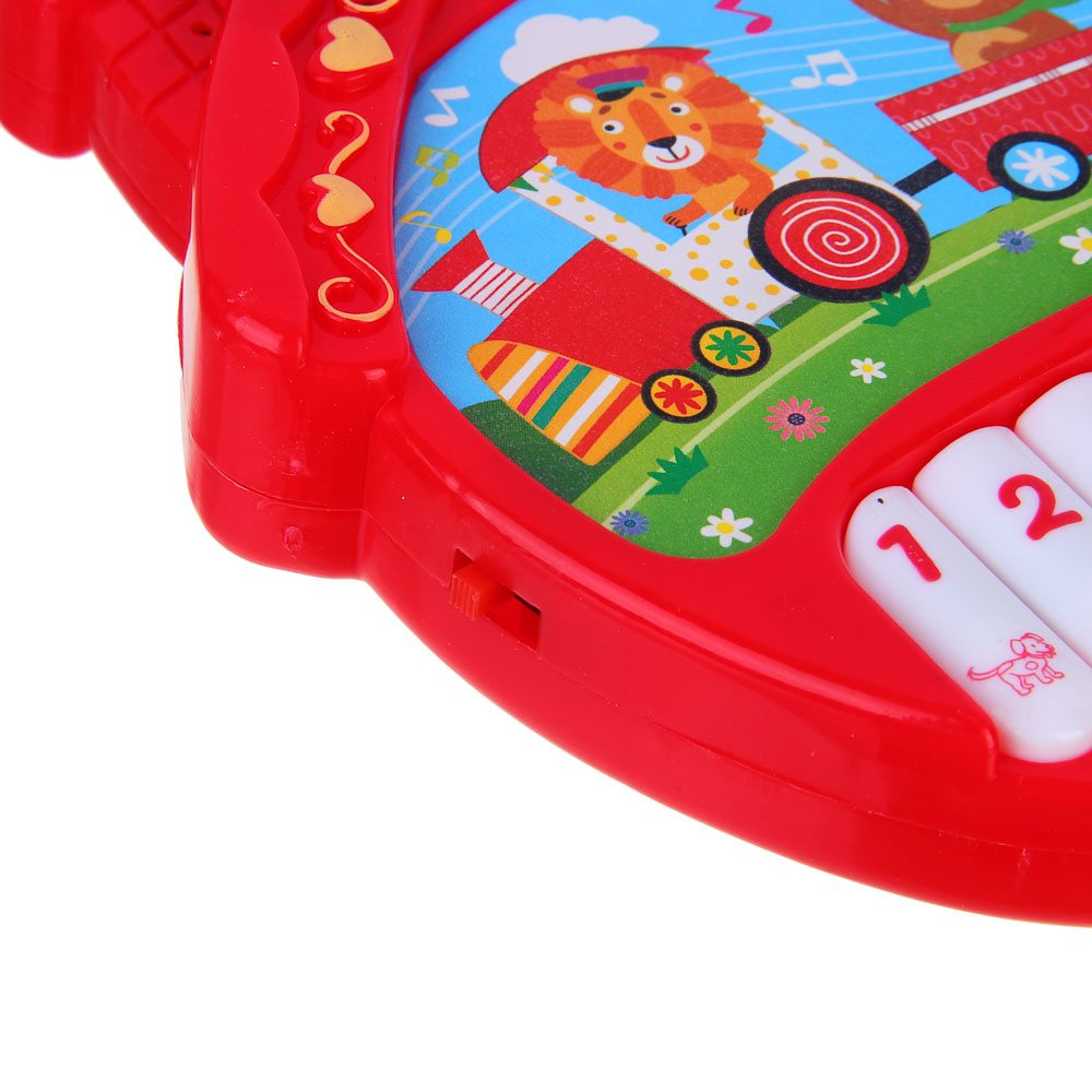 ИГРОЛЕНД Игрушка интерактивная "Пианино Сказочные песенки", звук, PP, 2АА, 20,3x21,4x2,8см, арт.№ 272-721