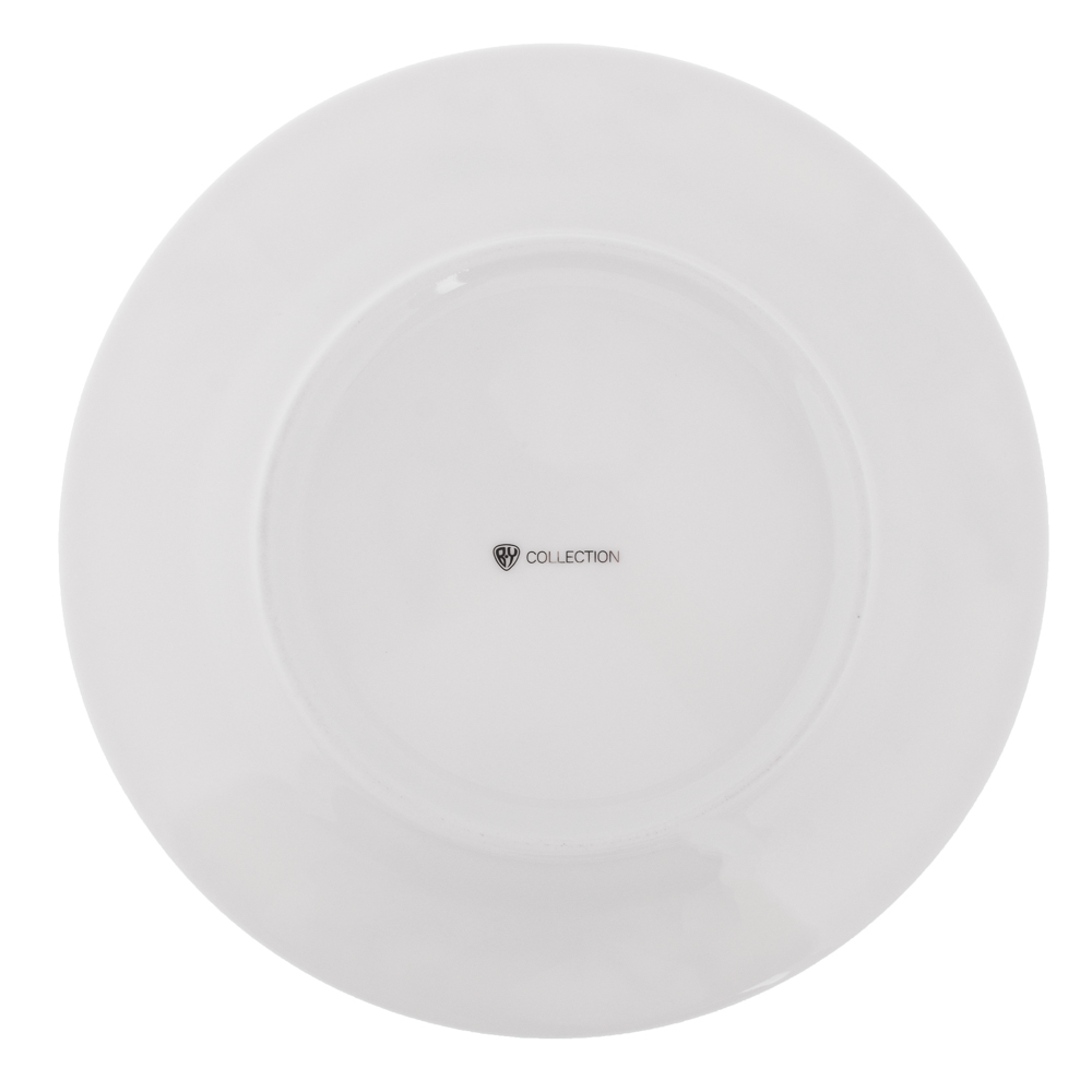 BY COLLECTION Флёр Тарелка десертная, 20,5см, костяной фарфор, арт.№ 802-155