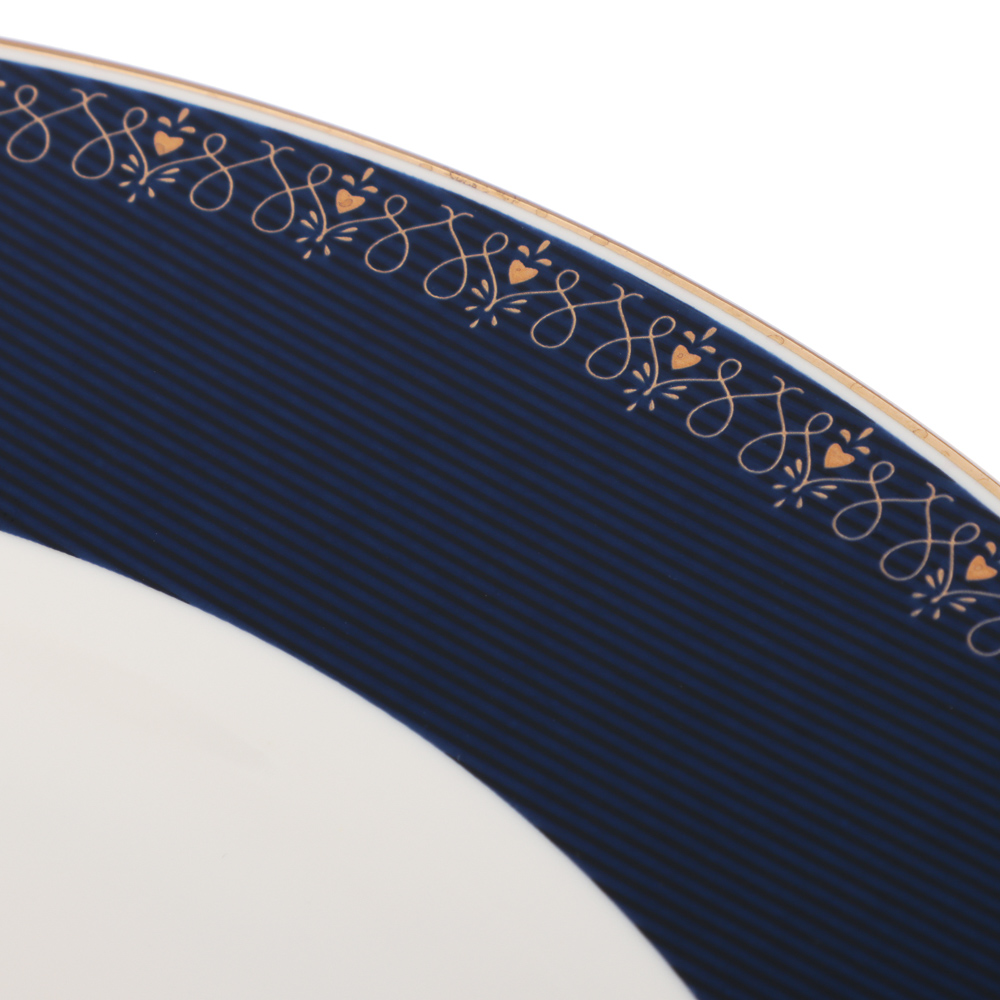 BY COLLECTION Флёр Тарелка подстановочная 26,5см, костяной фарфор, арт.№ 802-156