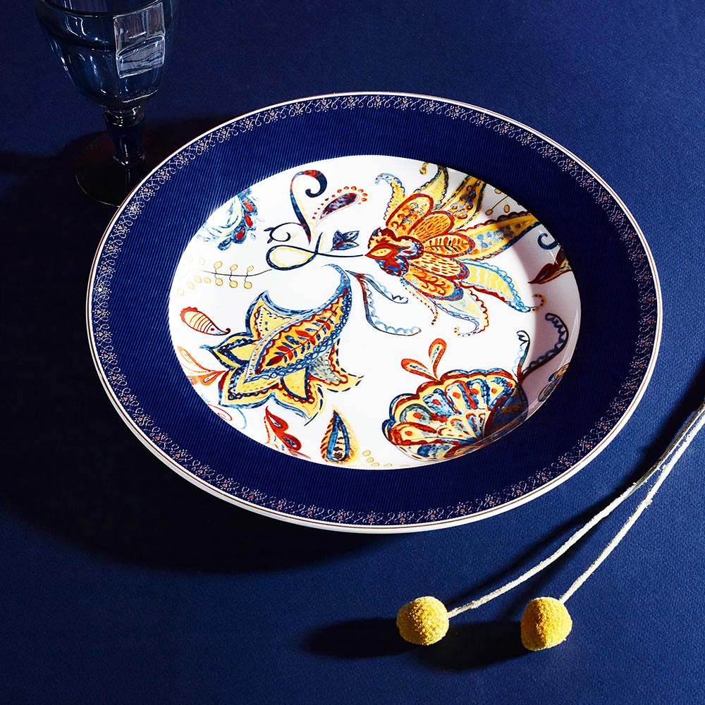 BY COLLECTION Флёр Блюдо круглое 30,5см, костяной фарфор, арт.№ 802-179