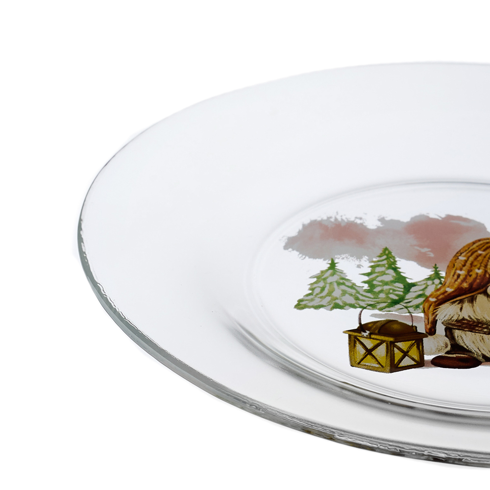 ОСЗ Гном Тарелка обеденная 25см, стекло, арт.№ 877-701