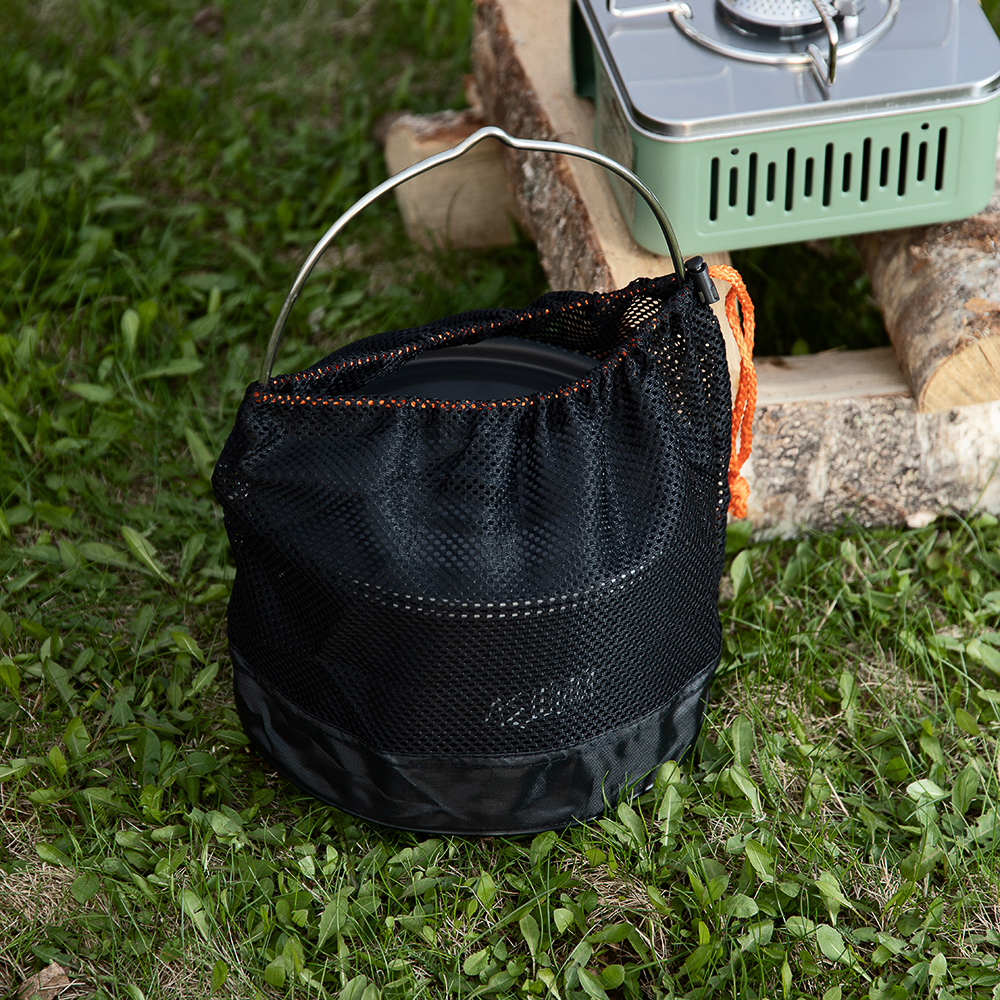 BY Котелок туристический, костровой, 4л, анодированный алюминий, арт.№ 123-010