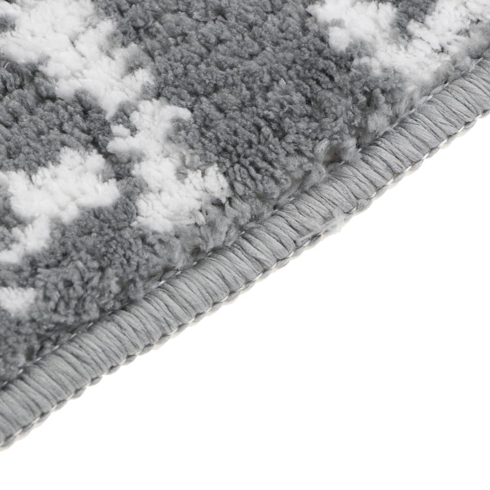 Коврик для ванной тм VETTA Урбан, микрофибра, 50x80 см, 2 цвета, арт.№ 462-682