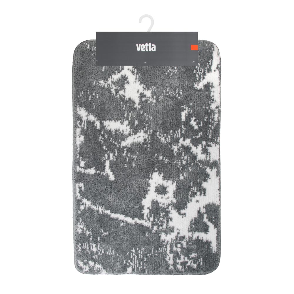 Коврик для ванной тм VETTA Урбан, микрофибра, 50x80 см, 2 цвета, арт.№ 462-682