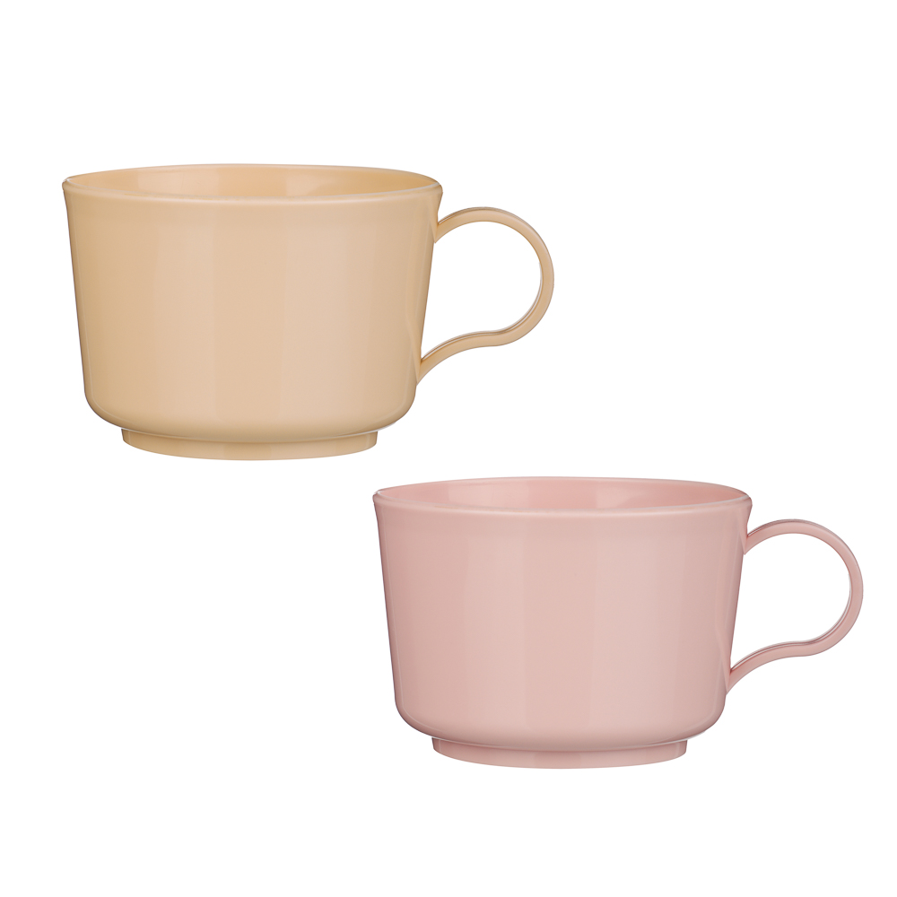 Кружка 350мл, пластик, 2 цвета, арт.№ 861-433