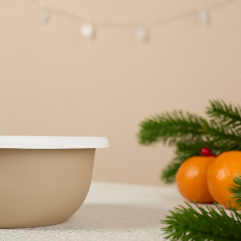 Шишки, Гном Миска с крышкой 1,2л, пластик, 2 дизайна, арт.№ 861-472