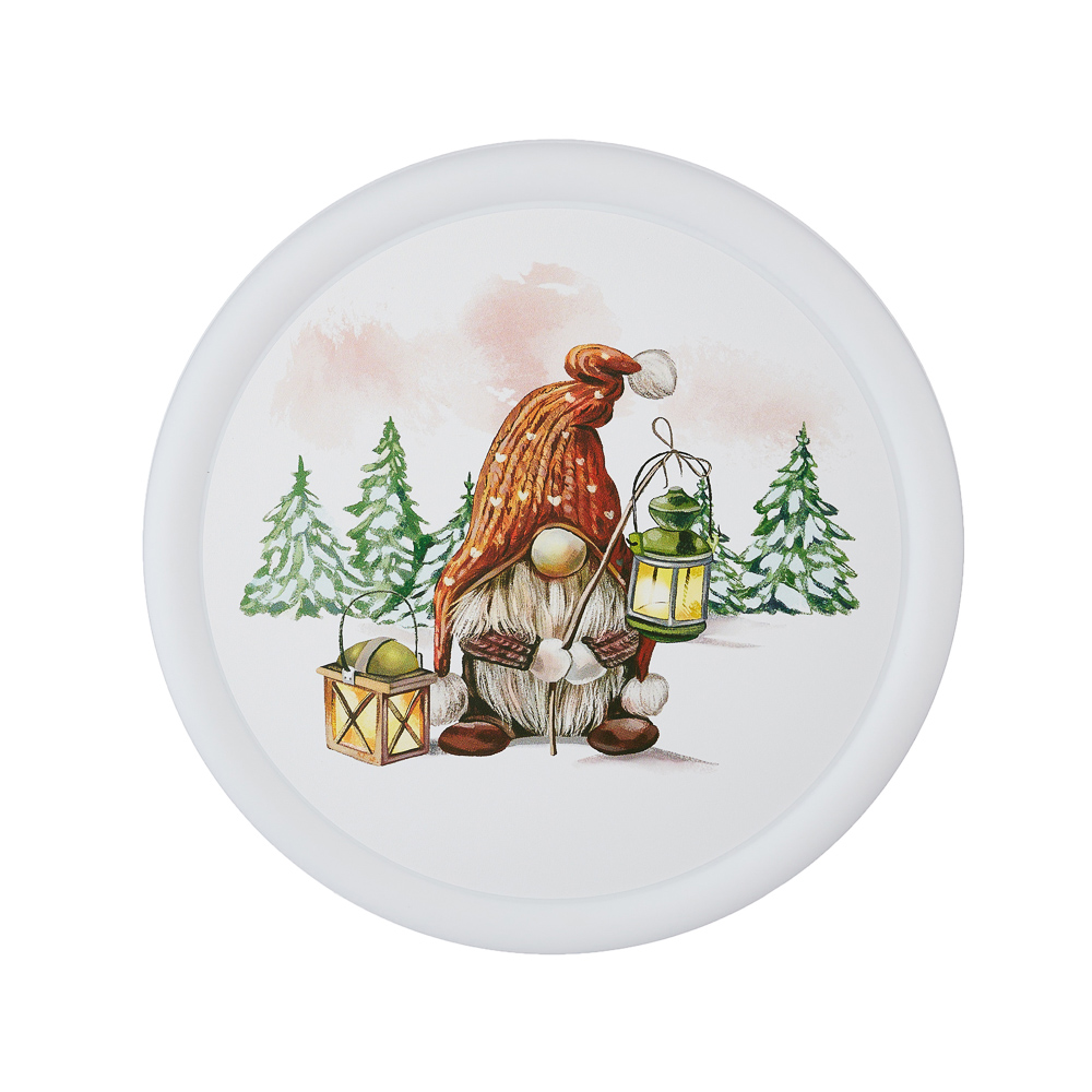 Шишки, Гном Миска с крышкой 1,2л, пластик, 2 дизайна, арт.№ 861-472