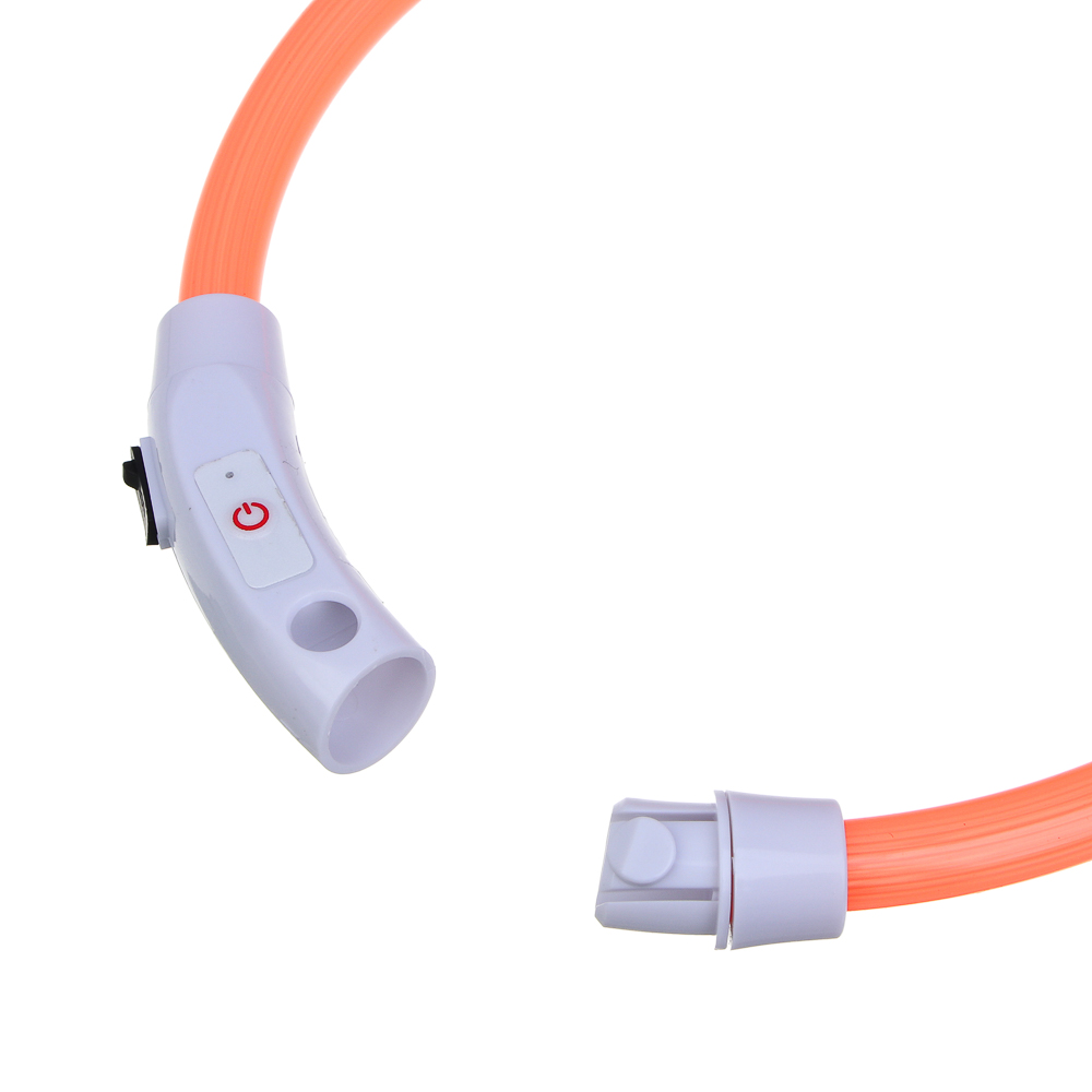 VETTA Ошейник светящийся с USB зарядкой, поливинилхлорид, ABS пластик, 52,5 см, арт.№ 273-457