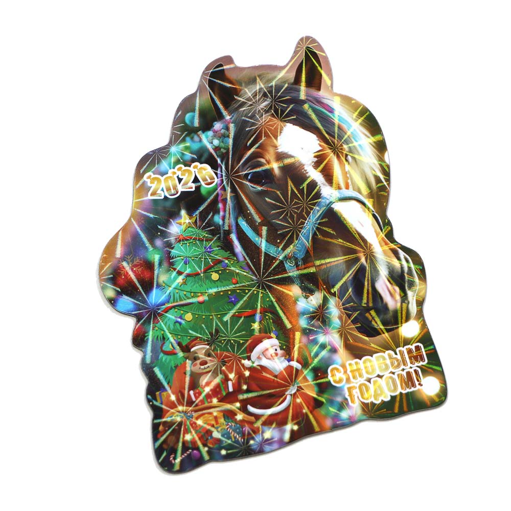 Магнит тм СНОУ БУМ, 7x9 см, бумага, микс, арт.№ 705-502