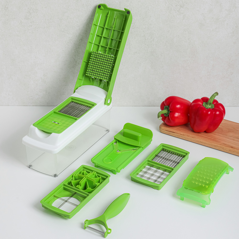 VETTA Овощерезка универсальная "Супер Слайсер", VS-288, 14 предметов, арт.№ 885-042