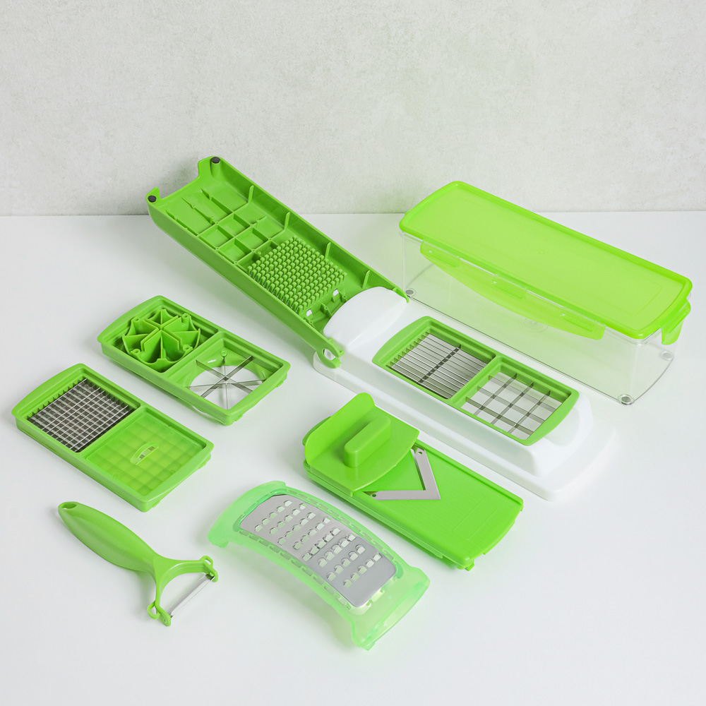 VETTA Овощерезка универсальная "Супер Слайсер", VS-288, 14 предметов, арт.№ 885-042