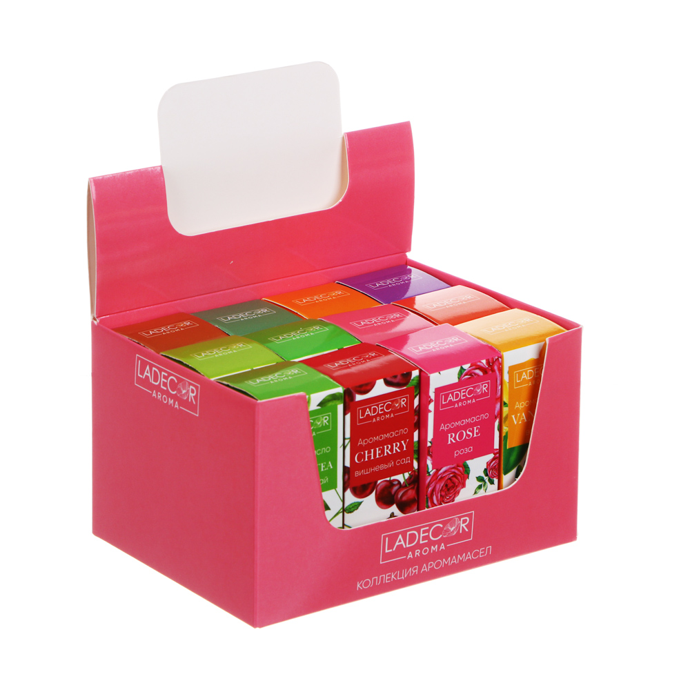 LADECOR Аромамасло 10мл, Y10A ,12 ароматов, арт.№ 536-320