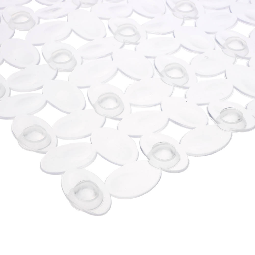 Коврик противоскользящий в ванную "Мозайка" 67см*38см, прозрачный, арт.№ 403-113