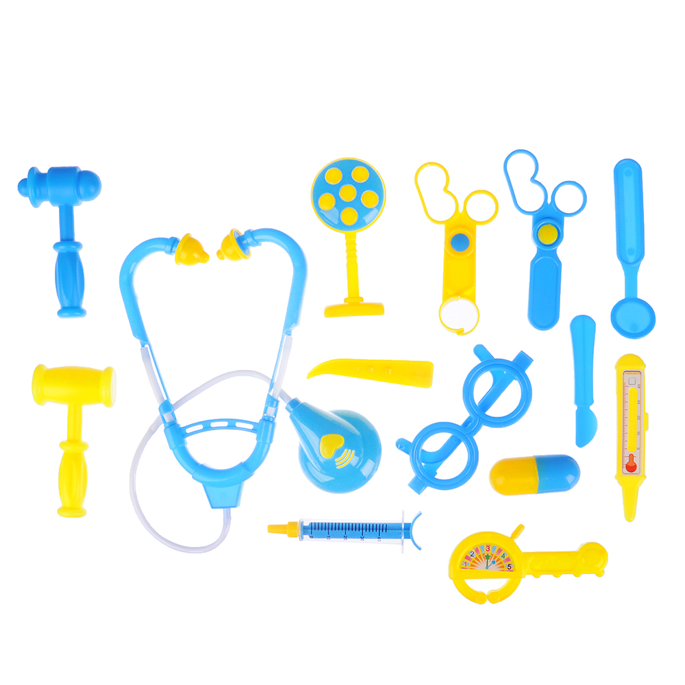 ИГРОЛЕНД Набор доктора в чемоданчике, 15 пр., PP ,PVC, 23х40х3,5 см, 2 цвета, арт.№ 294-092