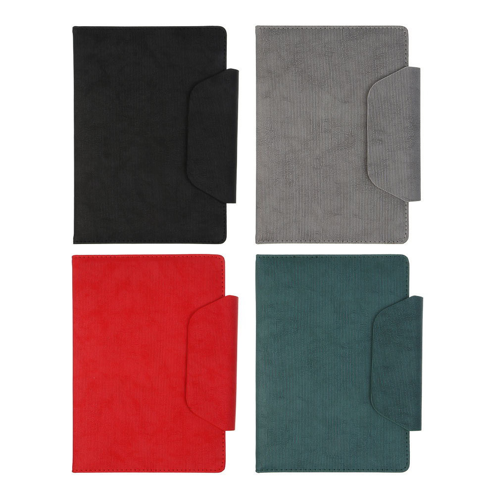 Ежедневник недатир. "СТАТУС" А5, 352 стр., тв.обл.с поролоном, иск.кожа, магнит.застежка, 4 цвета, арт.№ 572-299