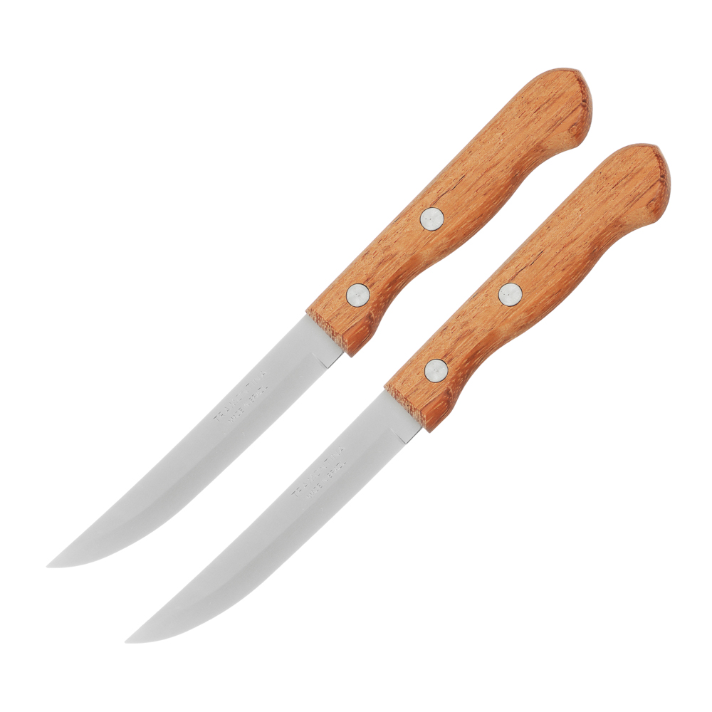 Tramontina Dynamic Нож кухонный с гладким лезвием 10см, цена за 2шт. на блистере, 22320/204, арт.№ 871-063