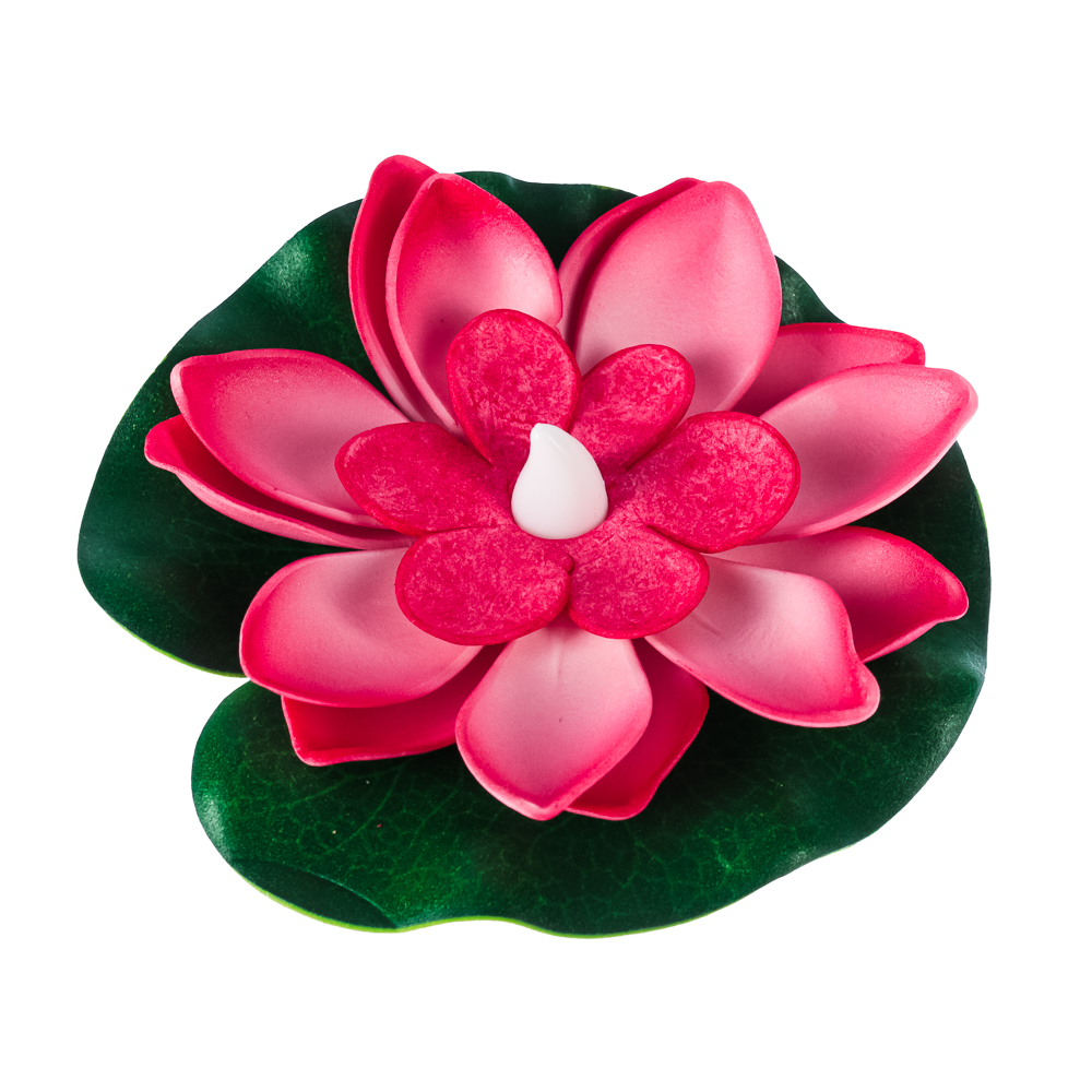 Фигура для пруда с подсветкой 1LED (СR2032) тм INBLOOM, d10 см, пластик, 6цв., арт.№ 171-017