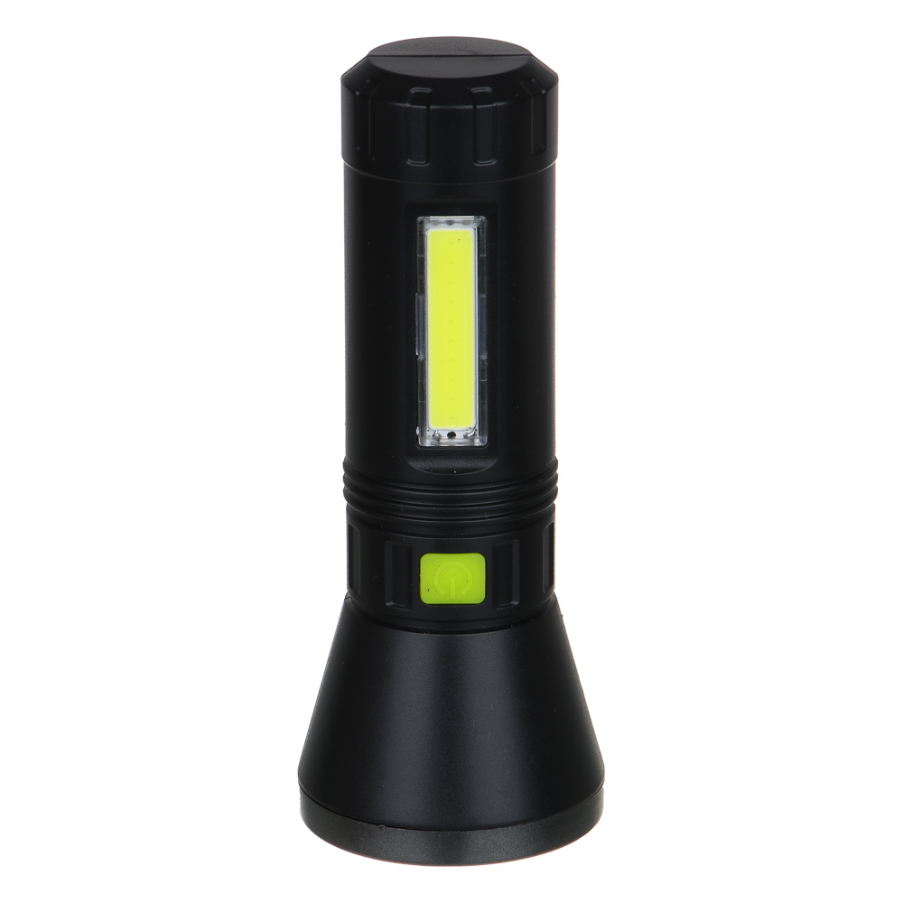Фонарь ручной тм ЕРМАК, LED+COB, 4 режима, 1200мАч, 5,8х14,8см, арт.№ 224-078