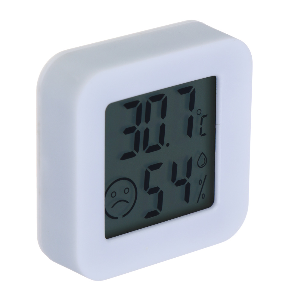 Термометр гигрометр комнатный тм VETTA, 4,4x4,4x1,5 см, пластик, арт.№ 473-074