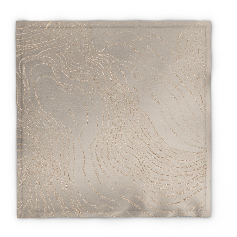 Салфетки текстильные 2шт тм PROVANCE Голд люрекс, 33х33см, 140г/м2, 100% полиэстер, 2 дизайна, арт.№ 435-207