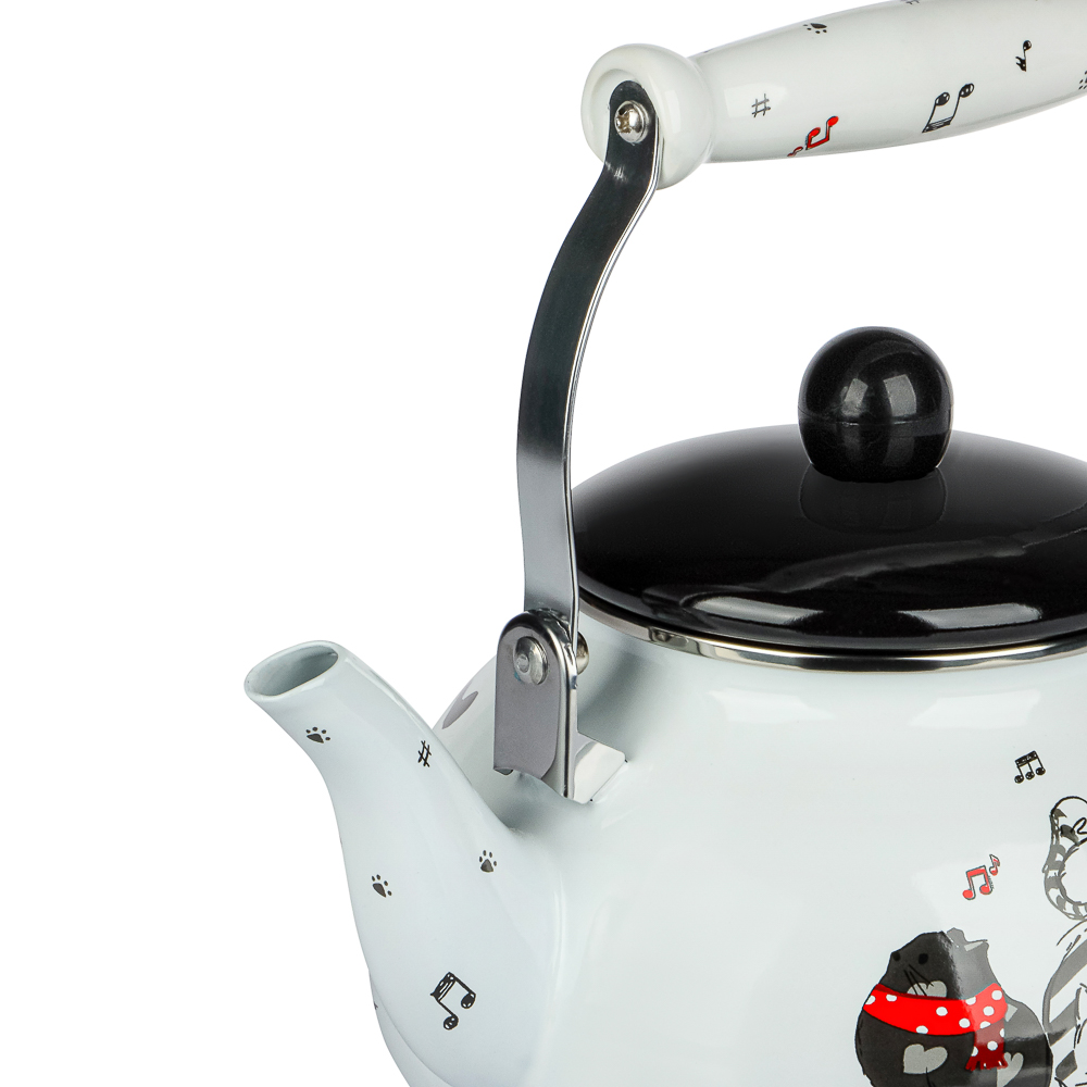 VETTA Хвостатые друзья Чайник эмалированный 2,5л, индукция, арт.№ 894-544