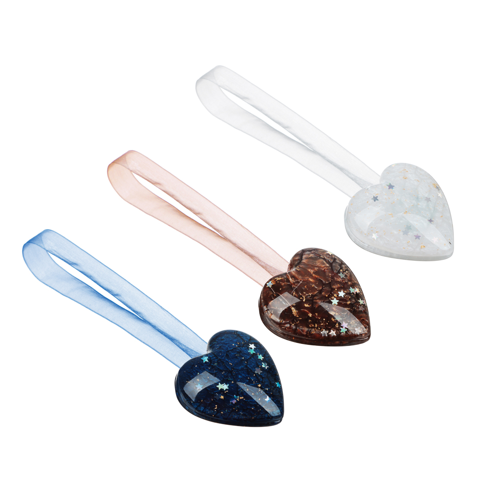 PROVANCE Подхват для штор магнитный 2-сторонний, "Сердце", 32см, d4см, 3 цвета, арт.№ 491-444