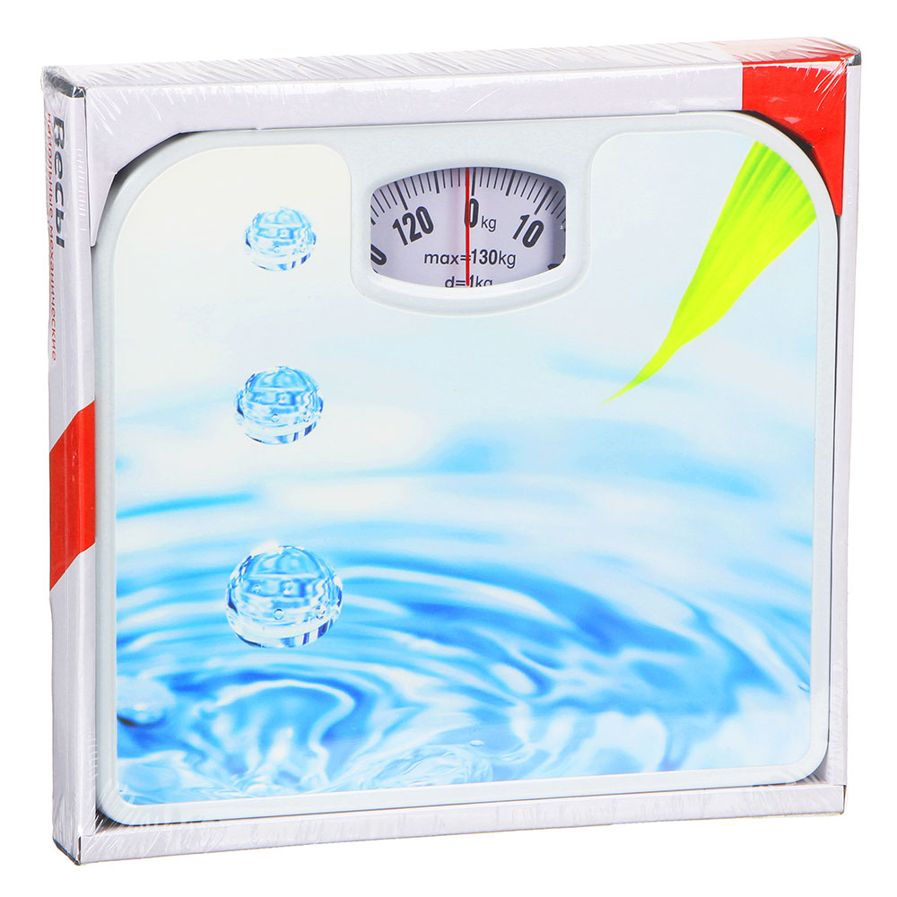 Весы напольные механические, макс. нагр. 130кг, металл, арт.СХ-184-196, арт.№ 487-009