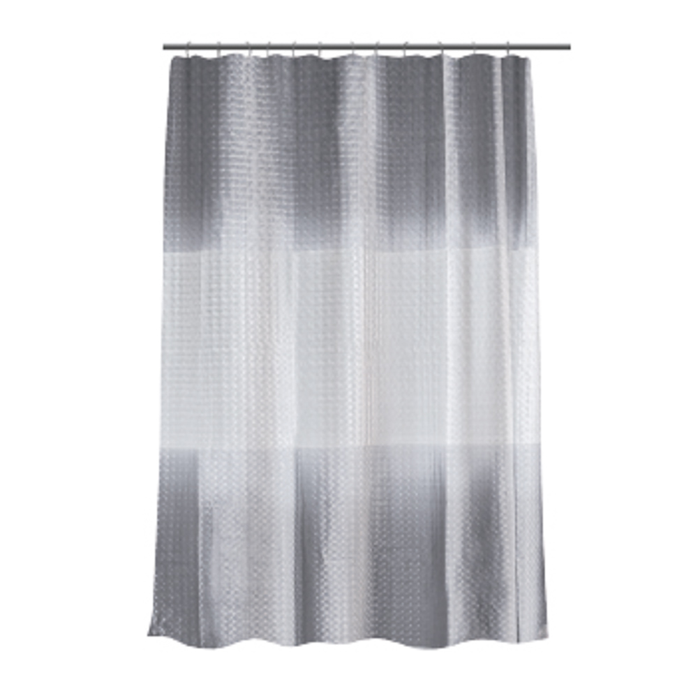 Шторка для ванной тм VETTA Кристалл Твин, ПЕВА 3D 90гр., 180x180 см, серый, арт.№ 461-651