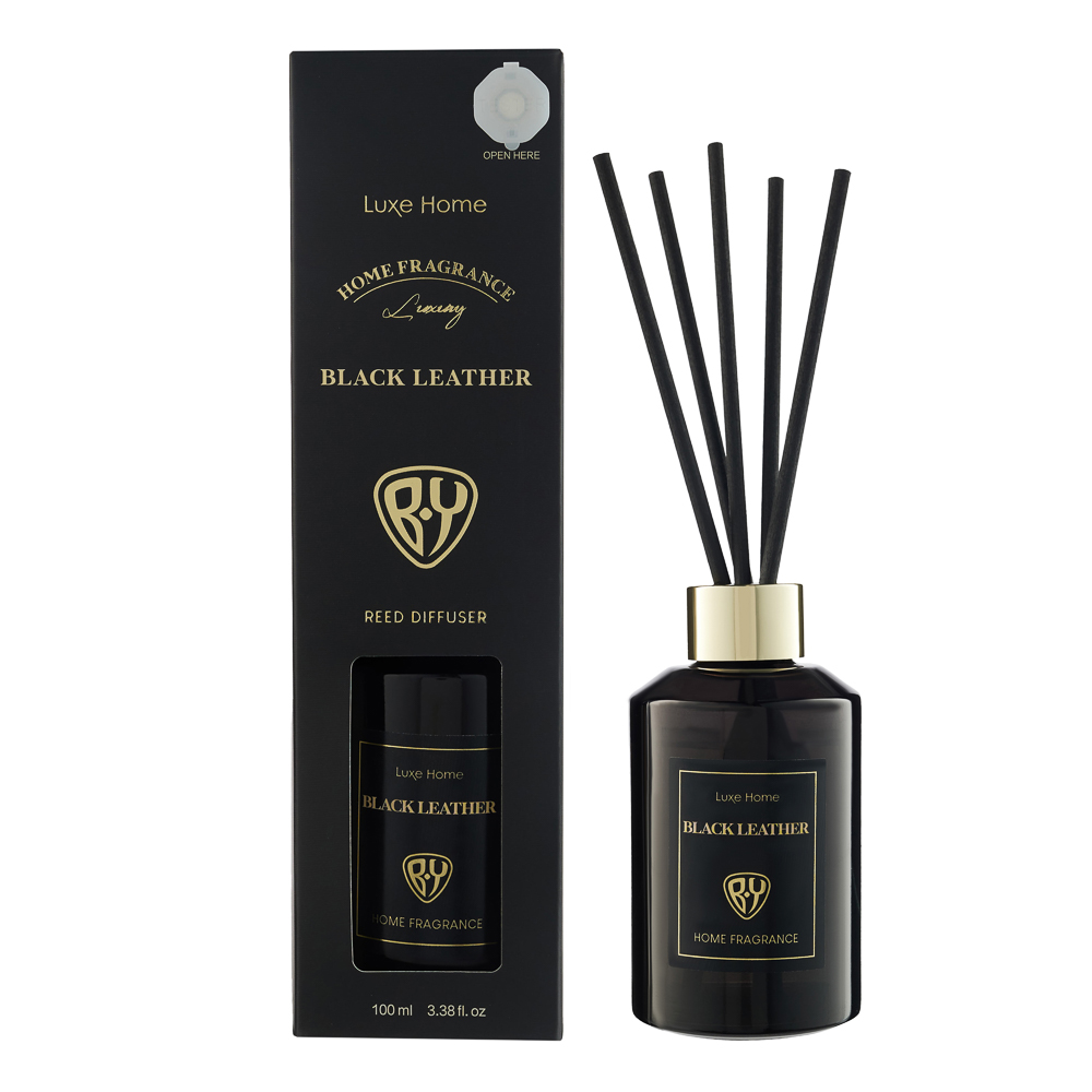 BY Диффузор Luxe Home, 100 мл. White Musk&Warm Vanilla,Black leather,Velvet Rose,Dark Amber, арт.№ 412-223