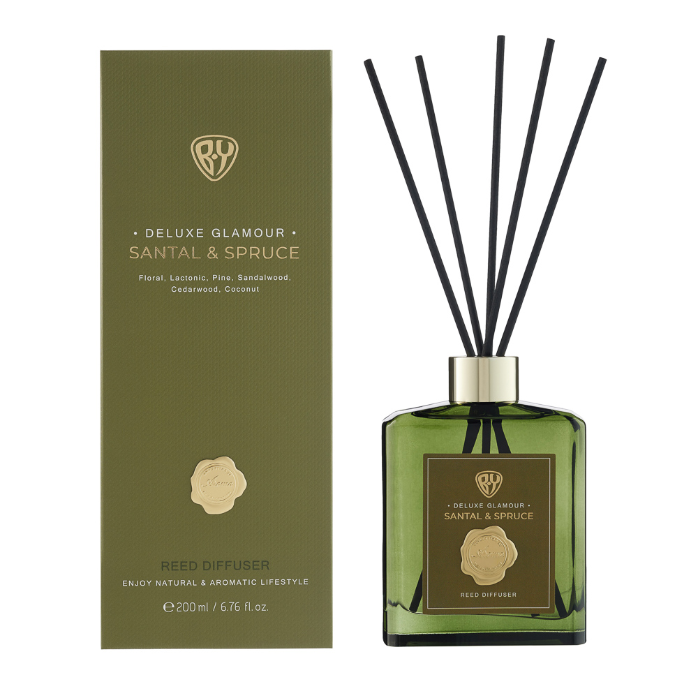 BY Диффузор Deluxe Glamour, 200мл. Santal & Spruce, арт.№ 412-225