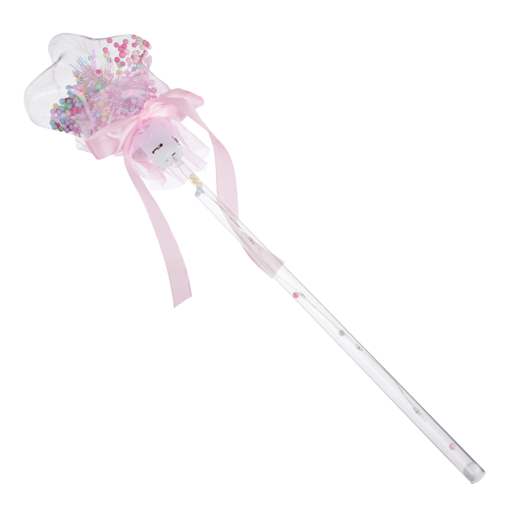 ИГРОЛЕНД Волшебная палочка, ПВХ, свет, 3xLR44, 36см, 4 цвета, арт.№ 295-197