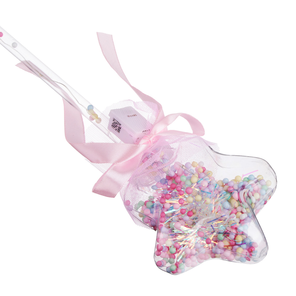 ИГРОЛЕНД Волшебная палочка, ПВХ, свет, 3xLR44, 36см, 4 цвета, арт.№ 295-197