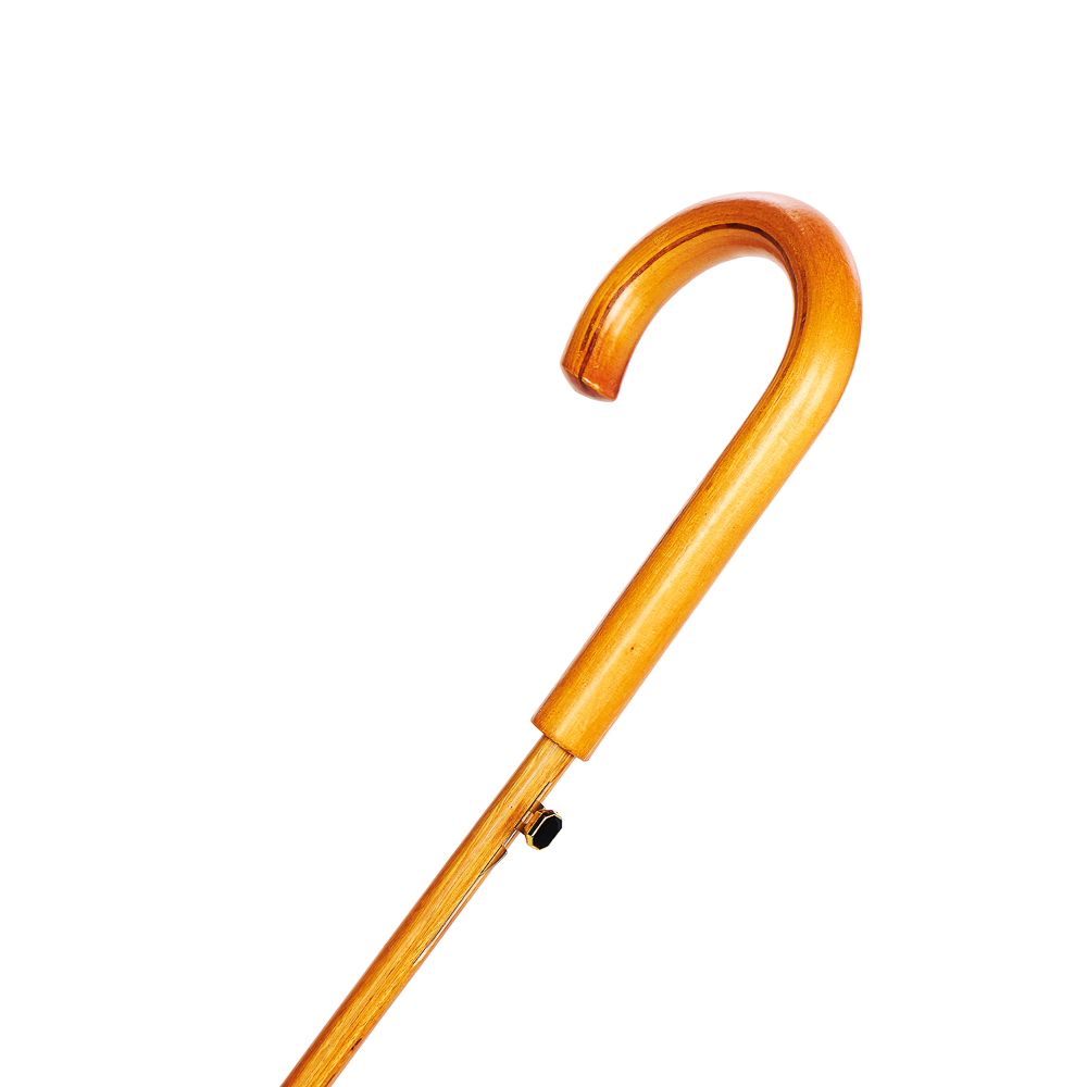 Зонт-трость "КИРЯ" универсальный, сплав, дерево, дюспо, длина 100 см, 8 спиц, 2 дизайна, арт.№ 006-003