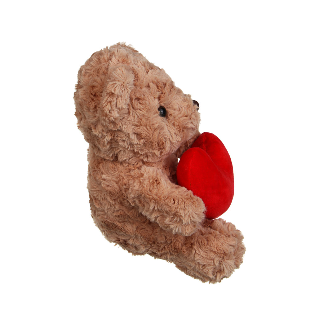 Сувенир мягкий тм LADECOR "Мишка с сердцем", 20 см, плюш, 4 цвета, арт.№ 264-924
