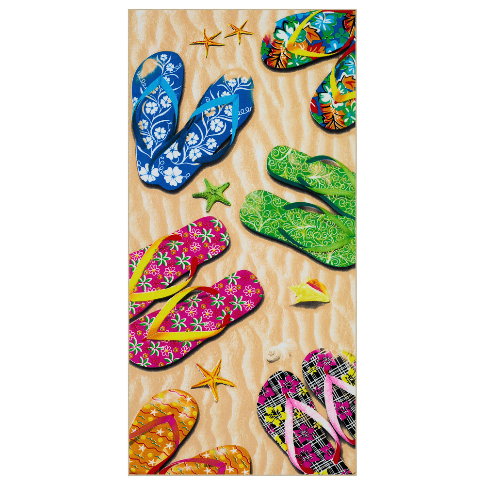 PROVANCE Саммер Полотенце пляжное 70х140см, 100% полиэстер, песочный пляж, арт.№ 496-041