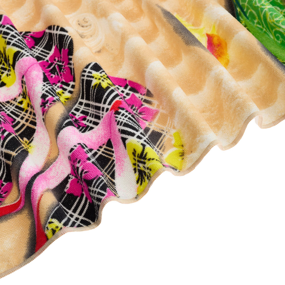 PROVANCE Саммер Полотенце пляжное 70х140см, 100% полиэстер, песочный пляж, арт.№ 496-041