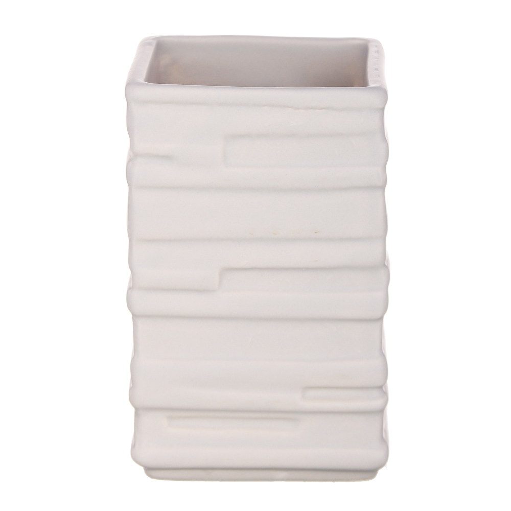 BY Стакан для зубных щеток и пасты "Сканди", керамика, 2 цвета, арт.№ 463-145