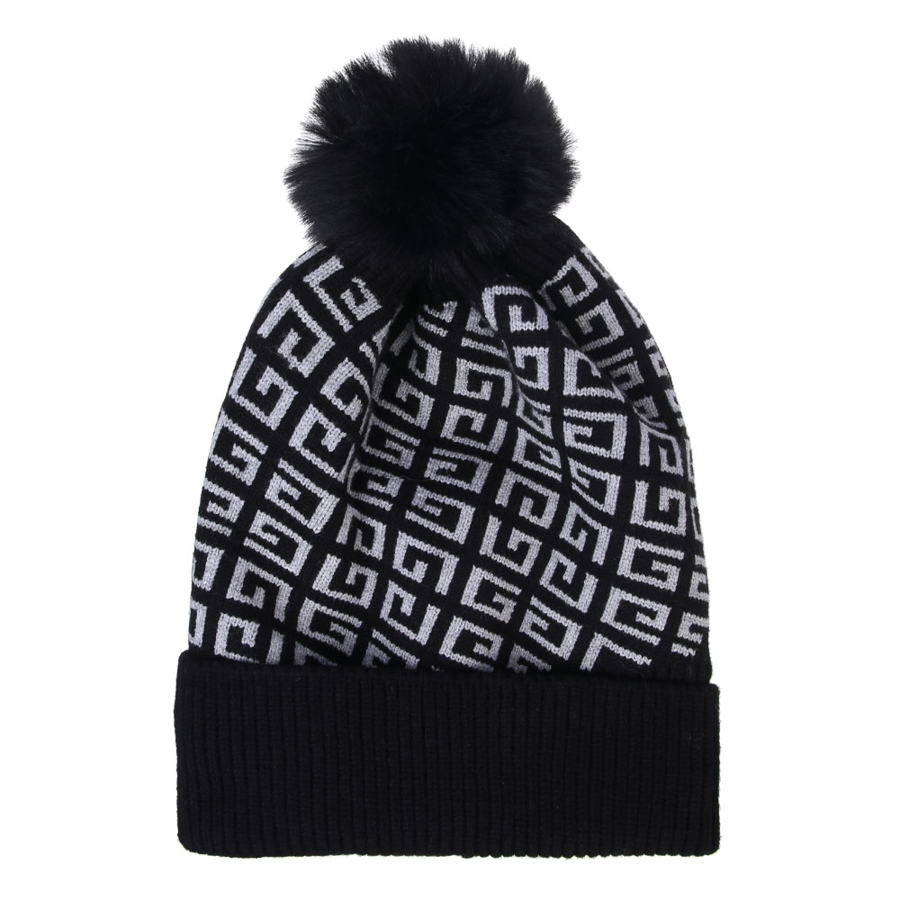 GALANTE Шапка женская с помпоном на подкладе, р-р 56-58, 3 цвета, СЗШ24-13, арт.№ 314-835