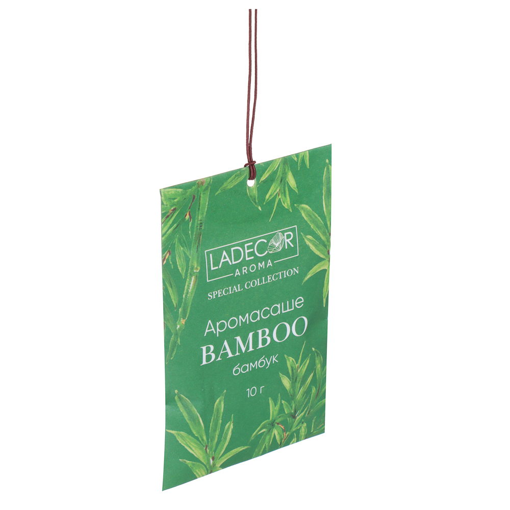 LADECOR Аромасаше 10гр, бамбук, хлопок, жасмин, лемонграсс, лаванда, манго, арт.№ 425-172