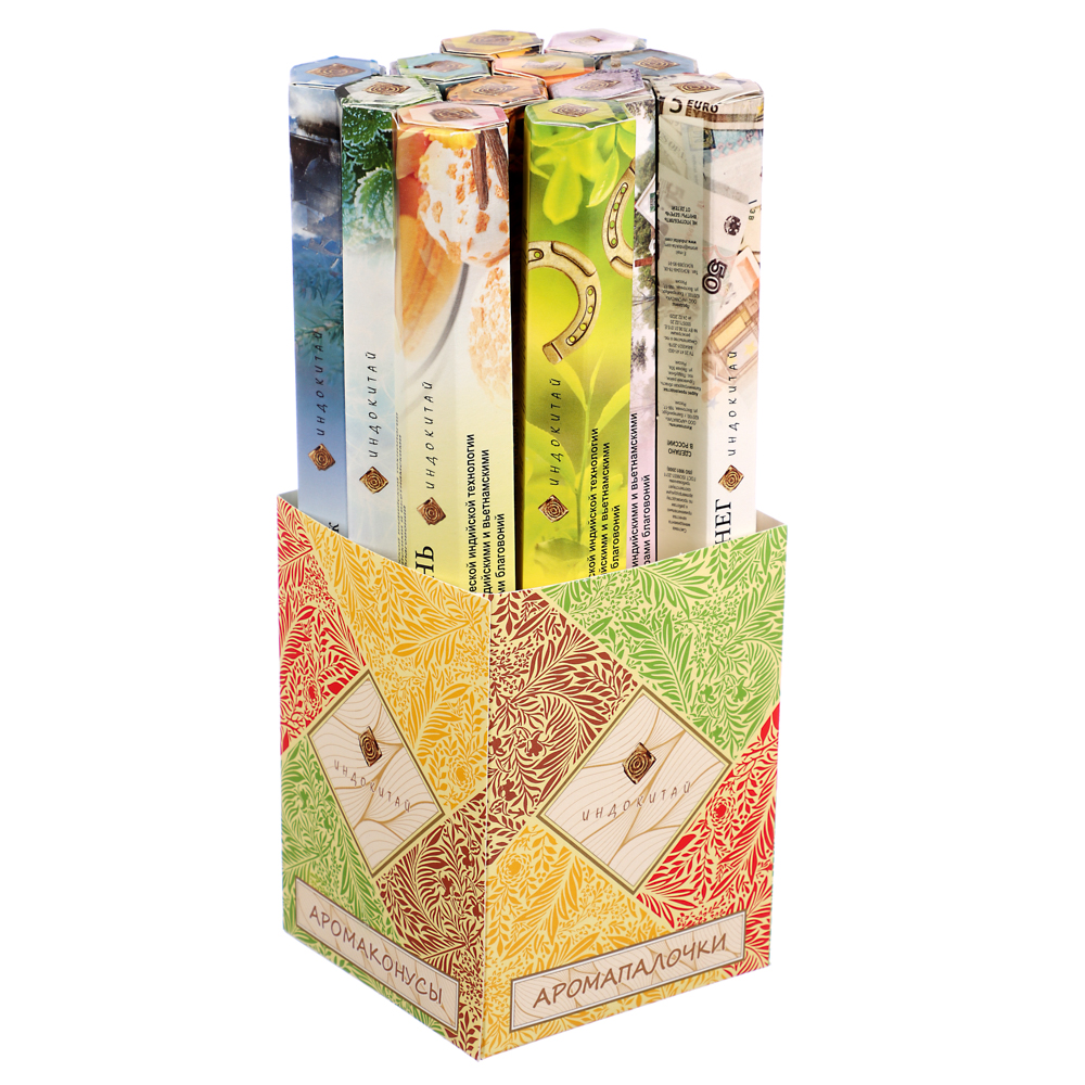 Аромапалочки 20 шт, 27 ароматов, 24,5 см, арт 2010/NR-25, арт.№ 425-174