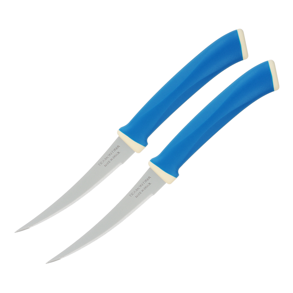 Tramontina Felice Нож для томатов 10см, картонный блистер, цена за 2шт, 23495/214, арт.№ 871-587