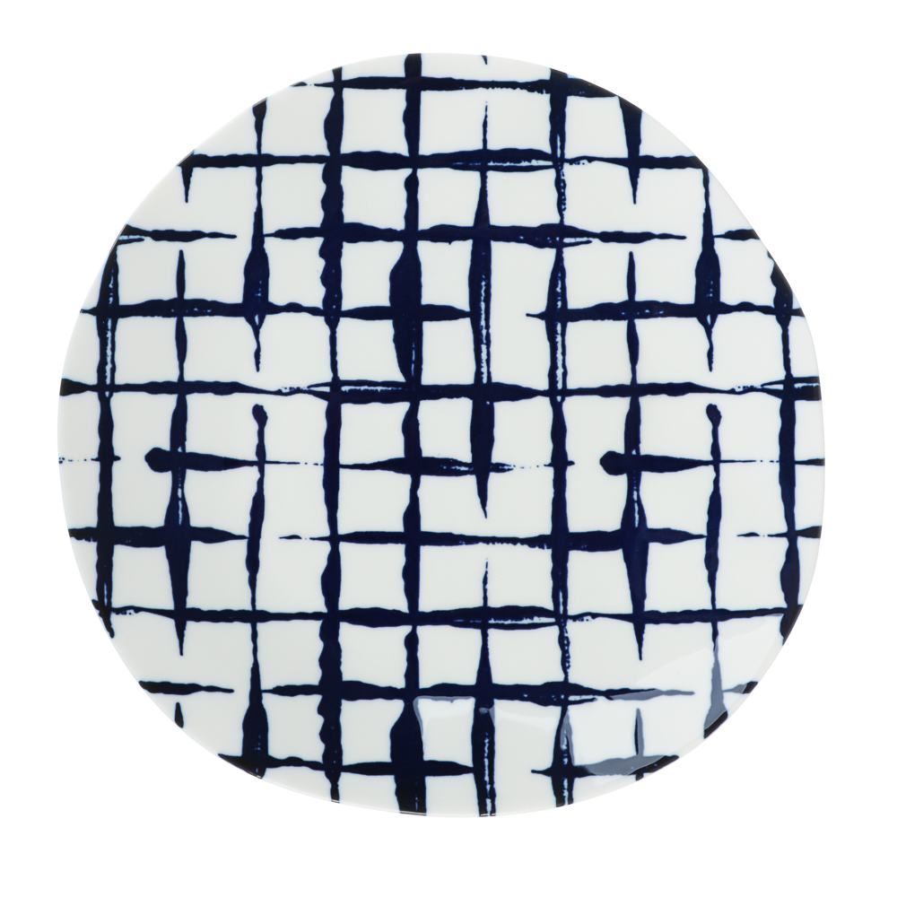 MILLIMI Индиго Тарелка десертная, 21х2см, керамика, арт.№ 824-470