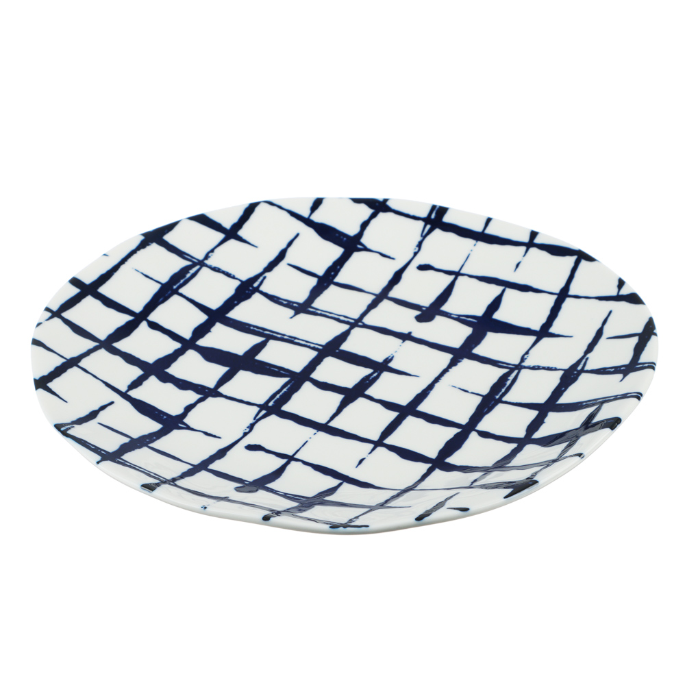 MILLIMI Индиго Тарелка десертная, 21х2см, керамика, арт.№ 824-470