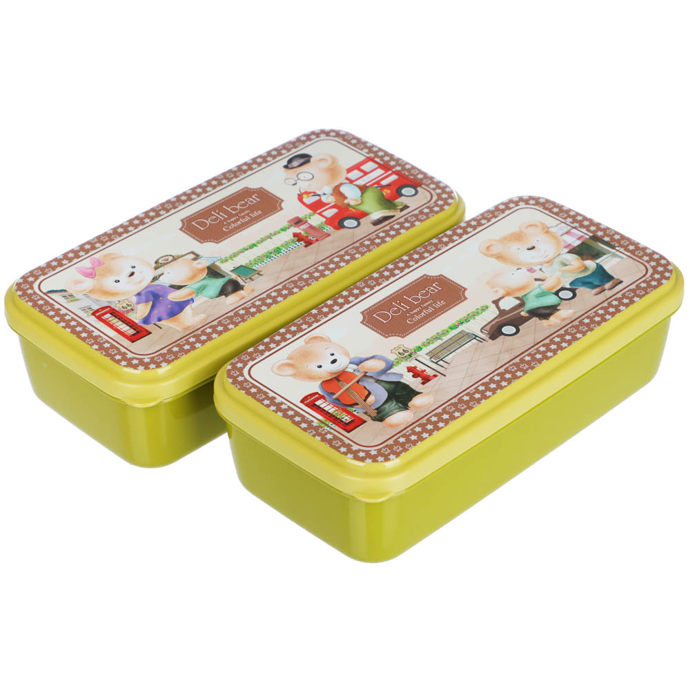 Набор контейнеров "Медвежата", 3шт, (1600мл, 2х450мл), полипропилен, арт.№ 829-202