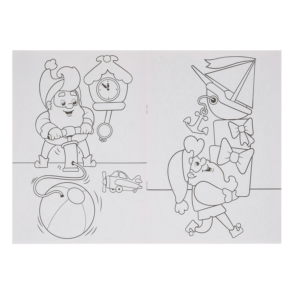 ПРОФ-ПРЕСС Раскраска "Новогоднее волшебство", бумага, 19,5х2, арт.№ 290-380