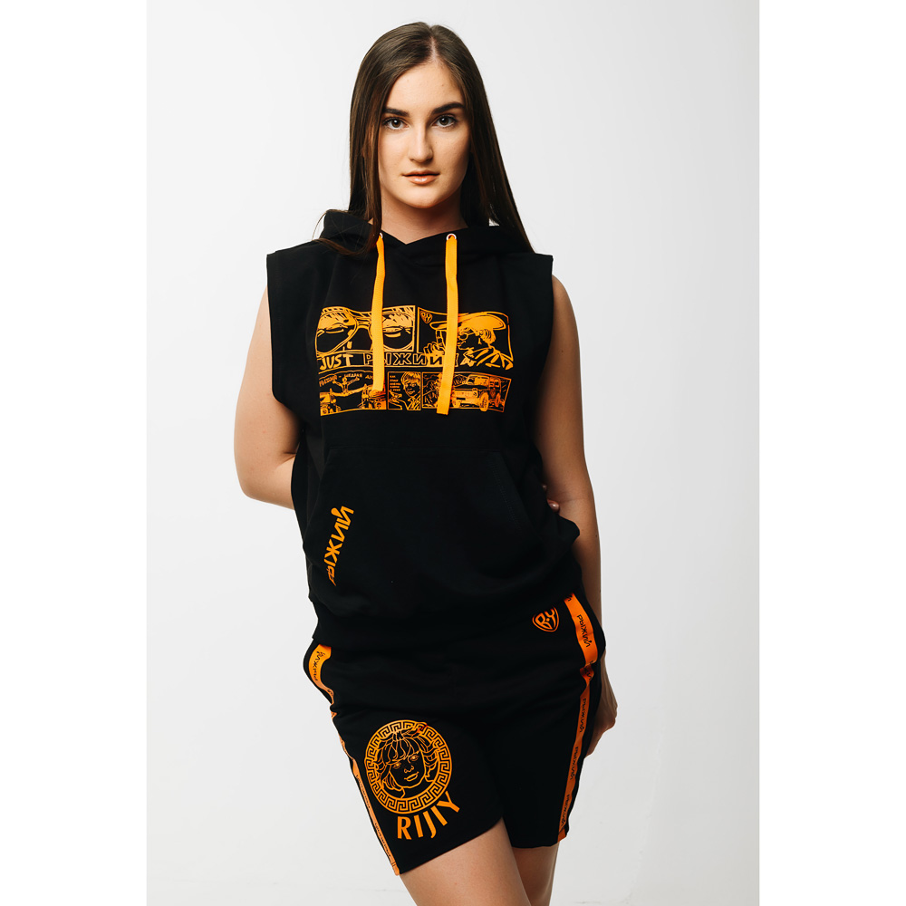 BY Футболка женская без рукава R-Style, хлопок 100%, р-р XS-XL, 3 дизайна, арт.№ 838-073