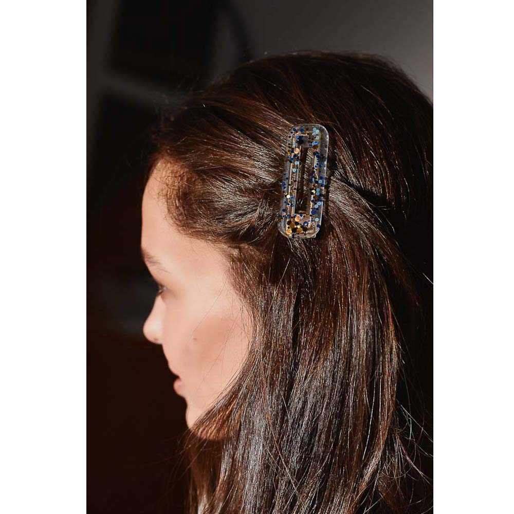 BERIOTTI Заколка-зажим для волос, сплав, акрил, 6,7см, 2 дизайна, арт.№ 321-322