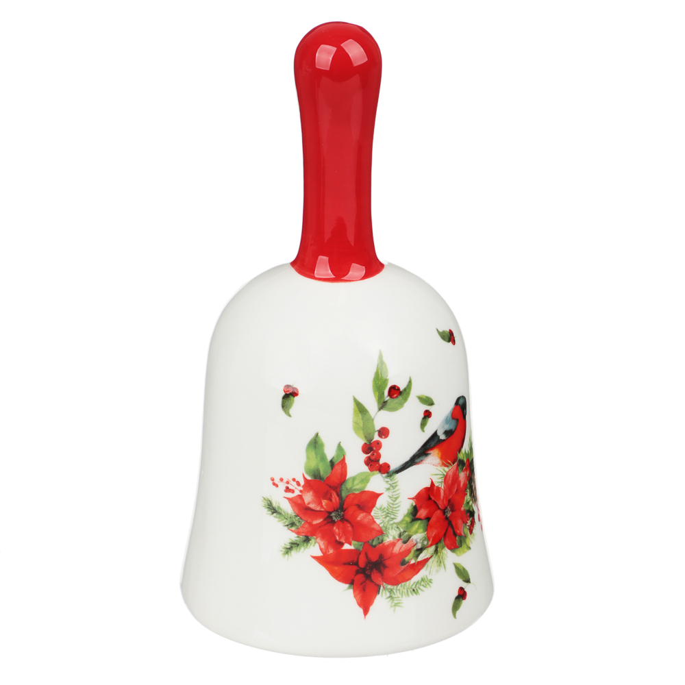 MILLIMI Винтер Колокольчик декоративный, 7х7х13см, керамика, арт.№ 820-825