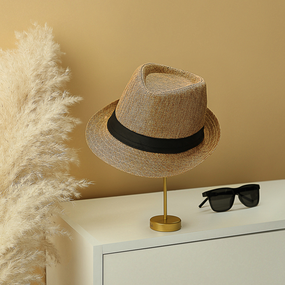 GALANTE Шляпа федора р-р 56-58, 100% целлюлоза, 5 цветов, арт.№ 314-015